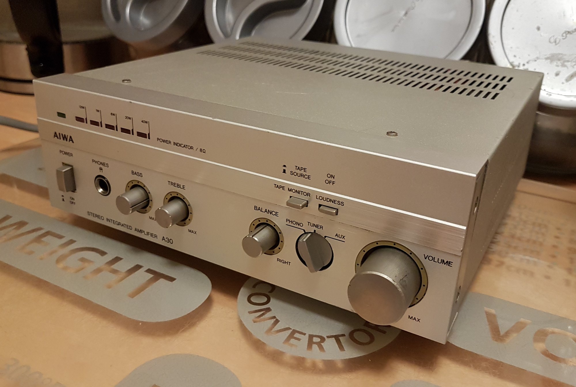 Aiwa A30 Mini Compo Stereo Amplifier 28 October 2018 (5).jpg