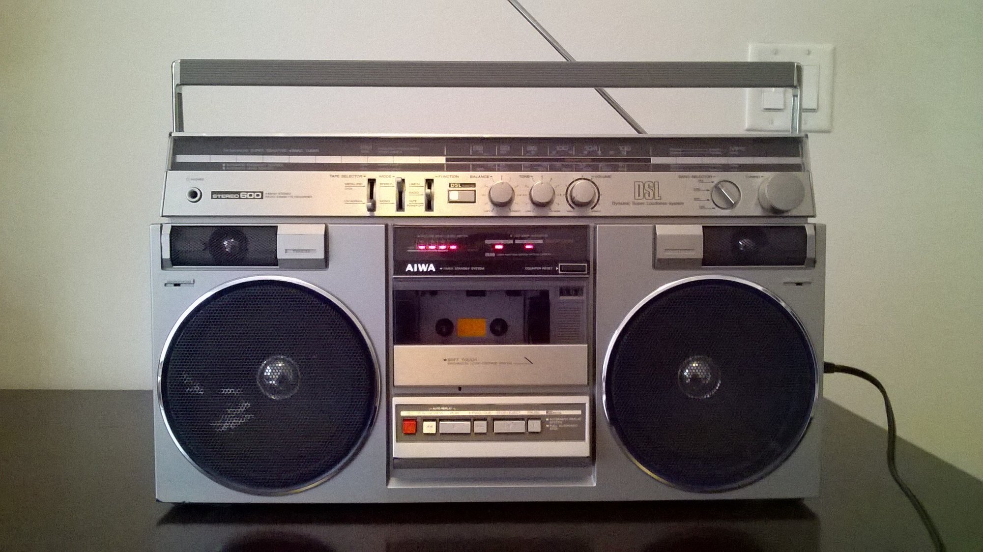FOURTH JANUARY 28, 2017 PHOTO' OF THE FIRST AIWA CS-600U.JPG