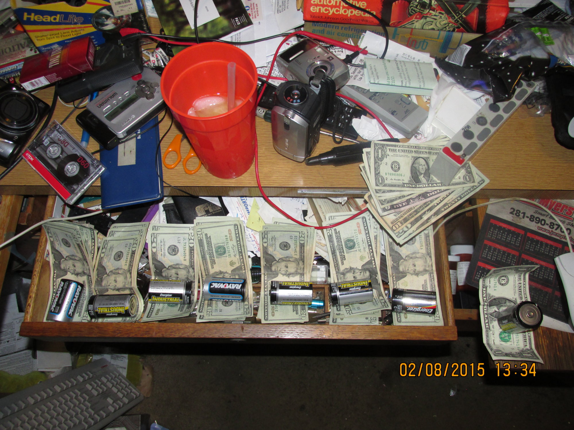 IMG_1992 Money Cash walkman sony desk.JPG