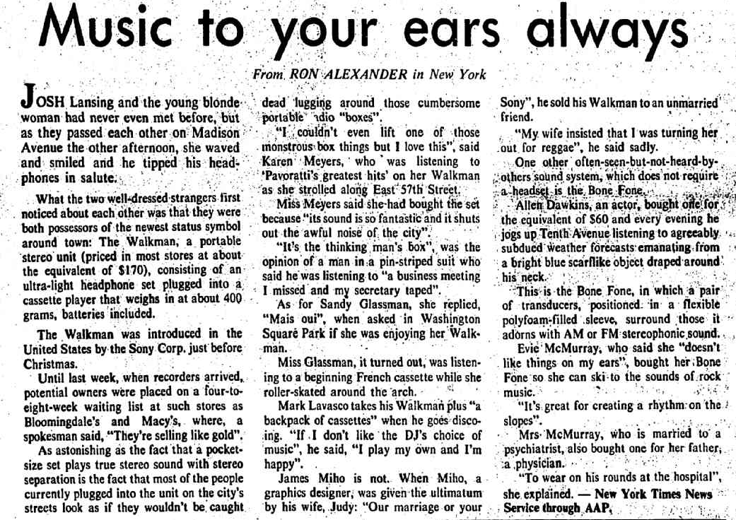 Music to your ears always - The Canberra Times 13 Jul 1980.png