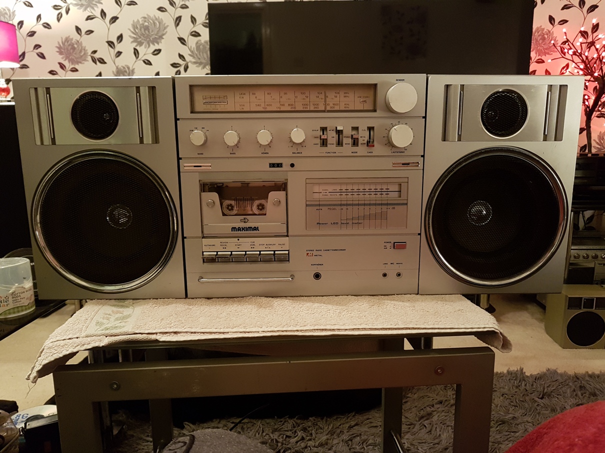 Restored Maximal 3040 Stereo Radio Cassette Recorder - February 2017 (1).jpg