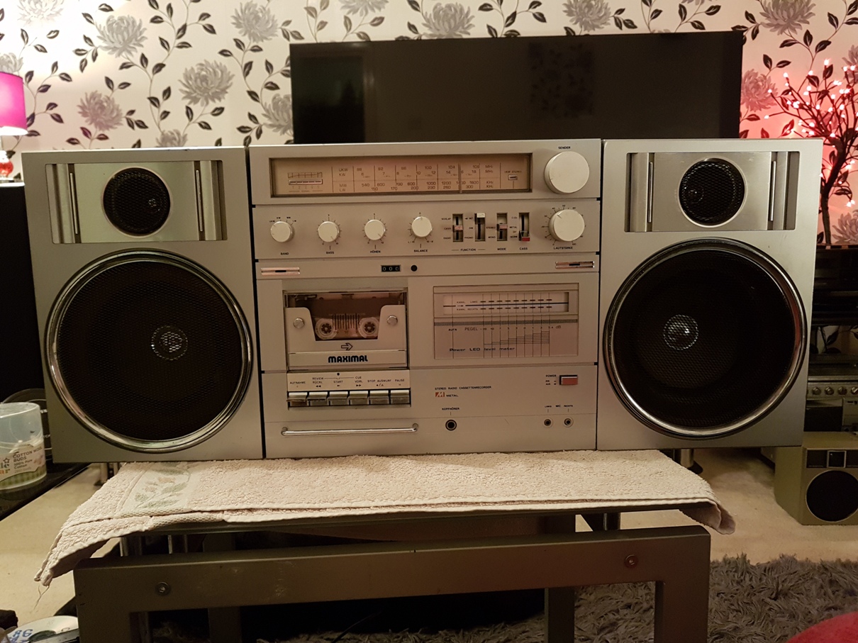 Restored Maximal 3040 Stereo Radio Cassette Recorder - February 2017 (2).jpg