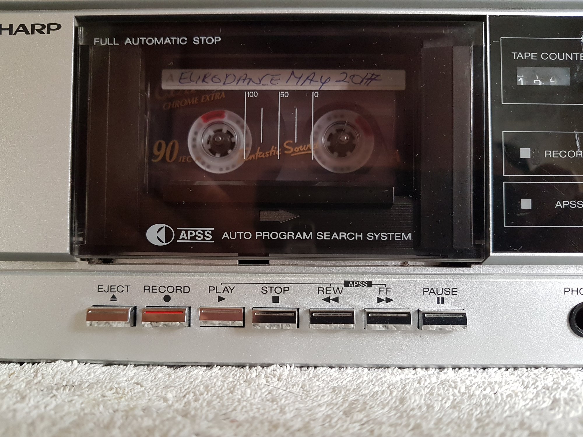 Sharp GX-250 Stereo Radio Recorder - June 2017 (12).jpg