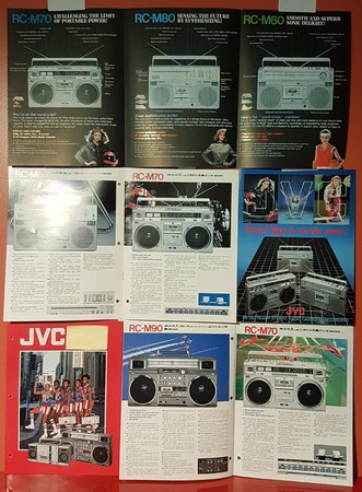 JVC RC M90 & JVC RC M70 POSTER WELTRON CLAIRTONE BRAUN BOOMBOX TORONTO SKYLINE one.jpg