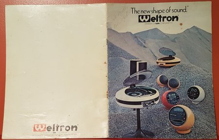 WELTRON THE NEW SHAPE OF SOUND BOOKLET BROCHURE  CLAIRTONE BRAUN BOOMBOX TORONTO SKYLINE two.jpg